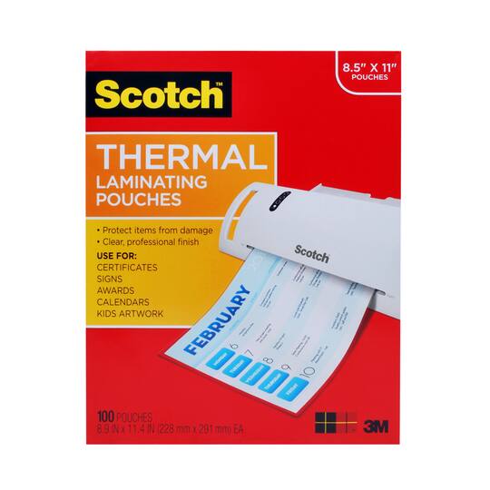 Purchase The Scotch Thermal Laminating Pouches At Michaels